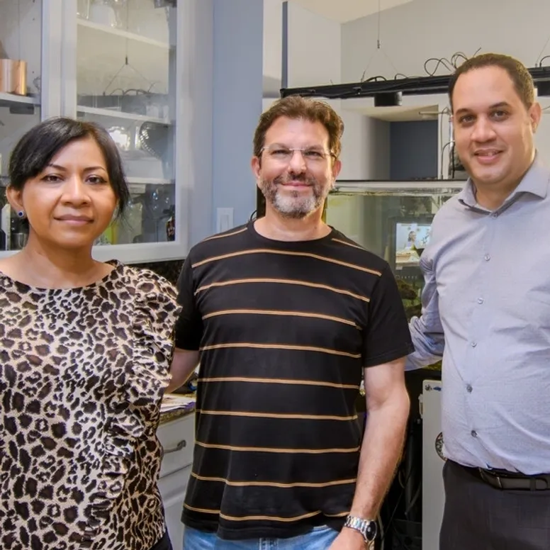 Lisneth Garay, Scott Siskin and Jerry Martinez of Sunray Media Consultants
